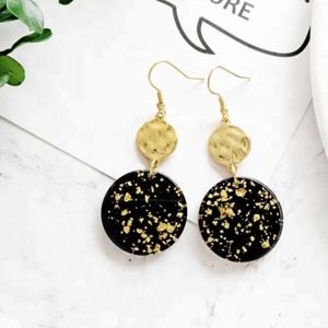 Gold Pattern Earrings